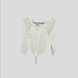 white off shoulder top